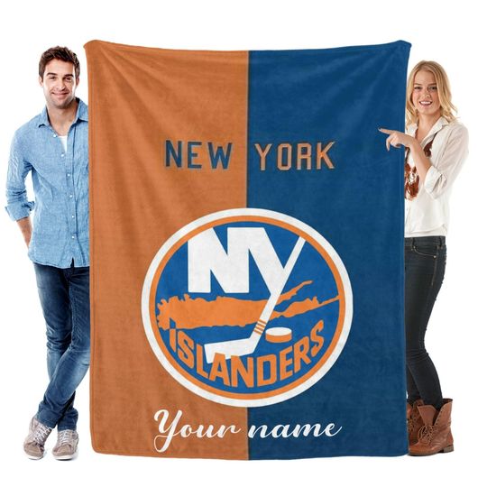 Discover Personalized New York Islanders Blankets, Hockey Fan Gift