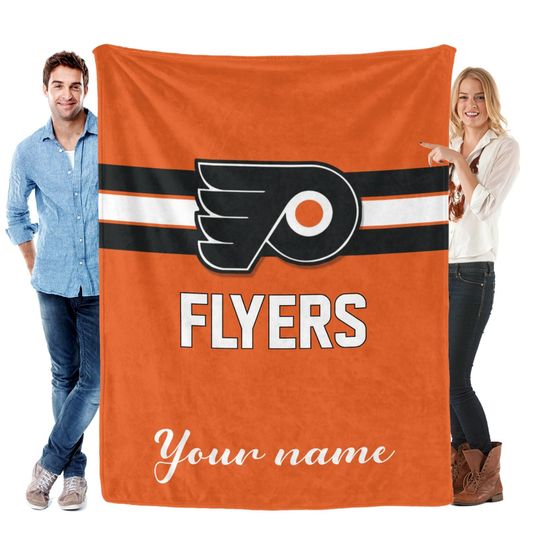 Discover Personalized Philadelphia Flyers Blankets, Hockey Fan Gift