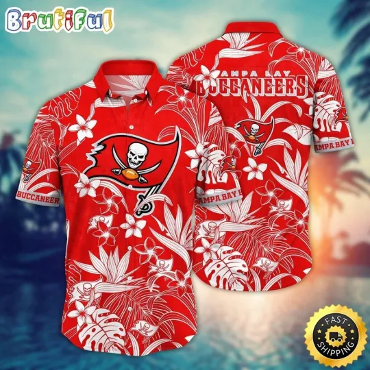Discover Tampa Bay Football Buccaneerss Team Hawaiian Shirt Button Down Unisex Adults