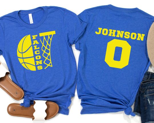 Discover Customized Basketball Shirt - Your Name  Basketball-  Basketball Shirt - Game Day Shirt - Basketball Season Tee - Basketball Graphic Tee