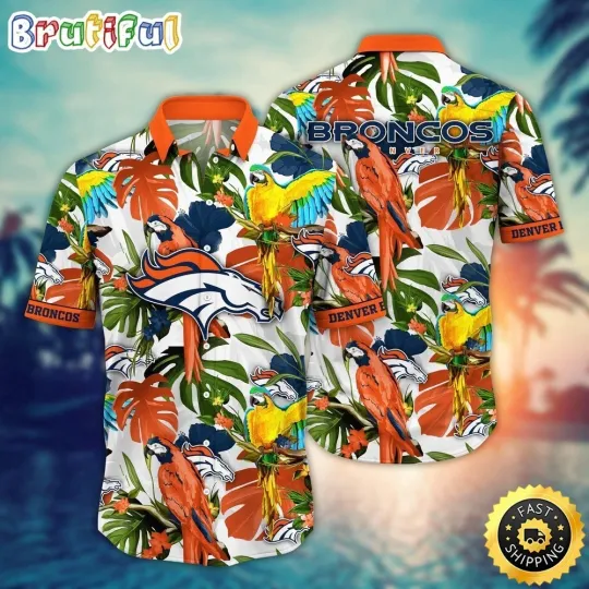 Discover Denver Football Broncoss Team Hawaiian Shirt