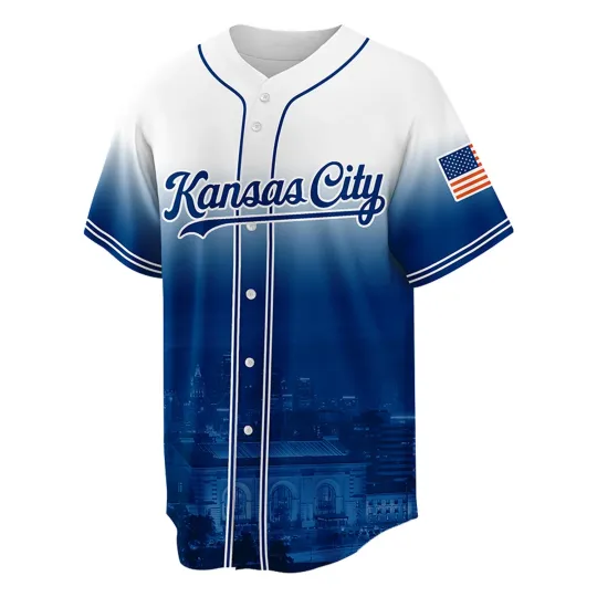 Discover Kansas City Jersey Custom Baseball Jersey Personalized Name, Number Gift