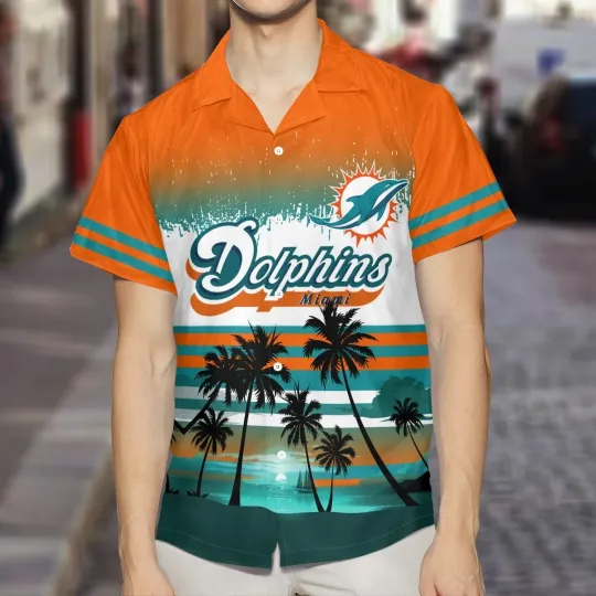 Discover Miami Football Team Dolphinss Summer Hawaiian Shirt