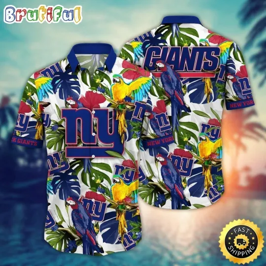 Discover New York Football Giantss Team Hawaiian Shirt