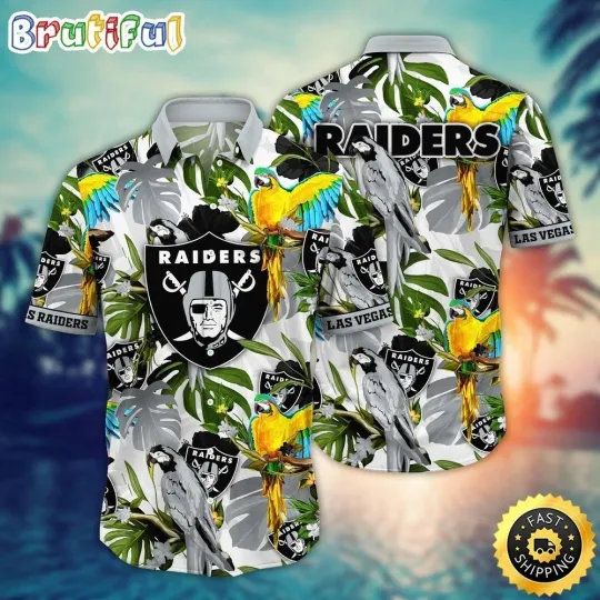 Discover Las Vegas Football Raiderss Team Hawaiian Shirt