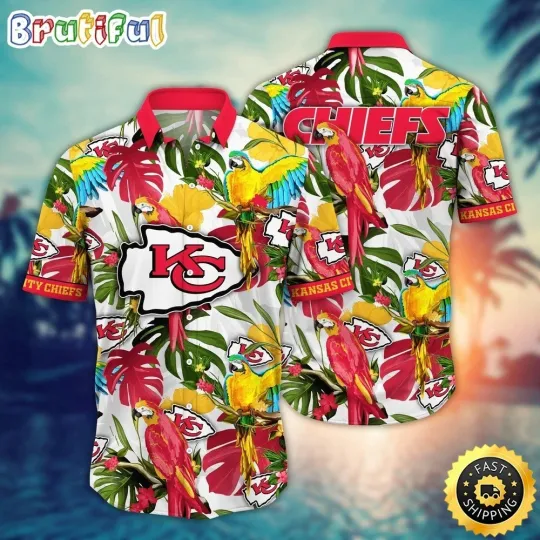 Kansas City Football Chiefss Team Hawaiian Shirt