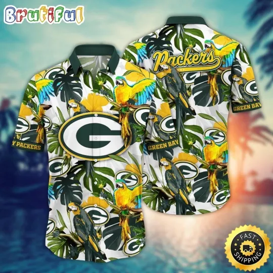 Discover Green Bay Football Packerss Team Hawaiian Shirt