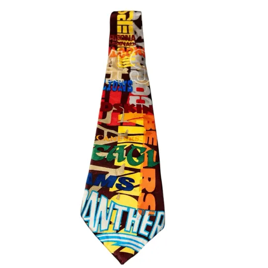 Discover Football Team Tie for Men, Made in the USA