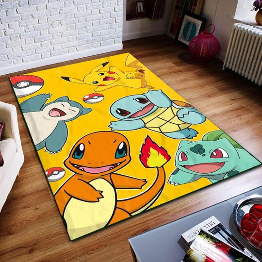 Discover Japanese Anime Rug, Cute Cartoon Rug, Japanese Animer Rug, Anime Giftful Rug