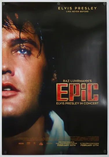 EPiC Elvis Presley In Concert Poster Vertical Matte Premium