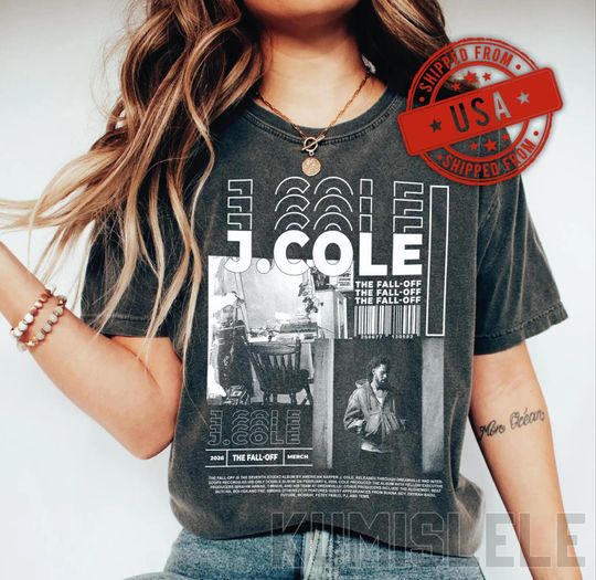 Discover J Cole Shirt, The Fall Off Tour Merch, J. Cole Vintage 90s Graphic Tee, Comfort Colors Rap Shrit, Hip Hop Streetwear, Dreamville Fan Gift