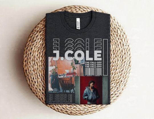 Discover J Cole The Fall Off T-Shirt, J. Cole Vintage 90s Graphic Tee, Hip Hop Rap Shirt, Dreamville Merch, Retro Aesthetic Streetwear Unisex Shirt
