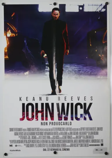 John Wick Original Movie Poster 2014 Keanu Reeves - Premium Matte Vertical Poster