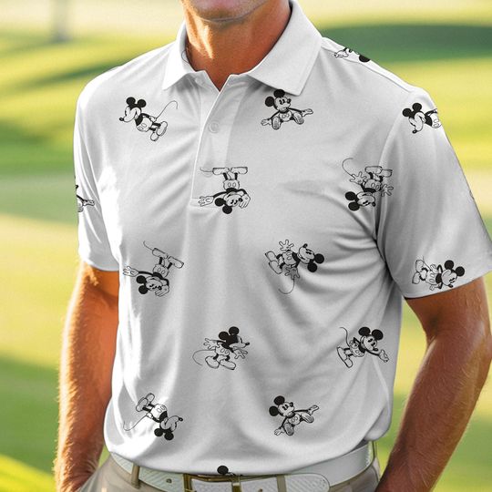 Discover Mickey Polo Shirt, Father's Day Gift, Disneyland Trip Family Matching Outfit, Disney Vacation Shirt