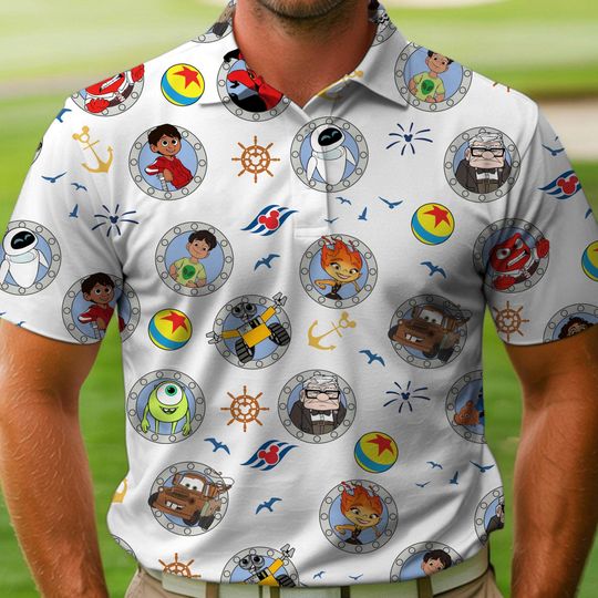 Discover Pixar Day At Sea Toy Story Woody Buzz Lightyear To Infinity Beyond Polo Shirt, Disney Toy Story Short Sleeve, Disneyland Trip