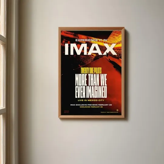 Discover Pilotss band IMAX Live In Mexico City February 25 Concert Poster