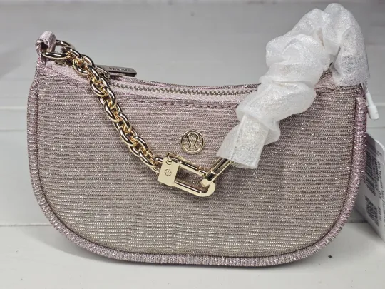 Discover Lululemon City Essentials Nano Shoulder BagGlitter Pink Champagne/Muse/Gold New