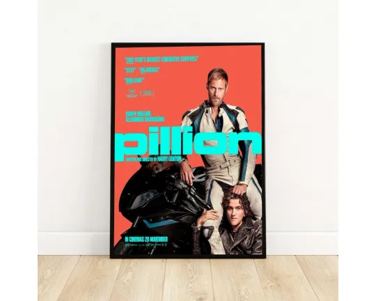 Discover Pillion Movie 2024 Alexander Skarsgard Poster Premium Matte Vertical Film Poster