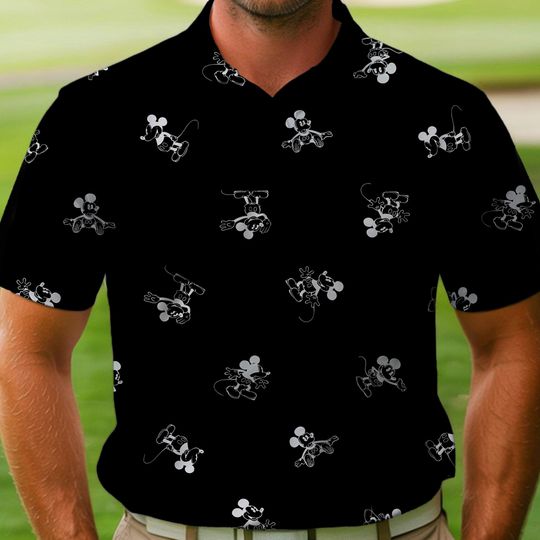 Discover Mickey Emotion Polo Shirt, Disney Mickey Classic Short Sleeve Shirt, Disney Dad Gift, Father's Day Gift