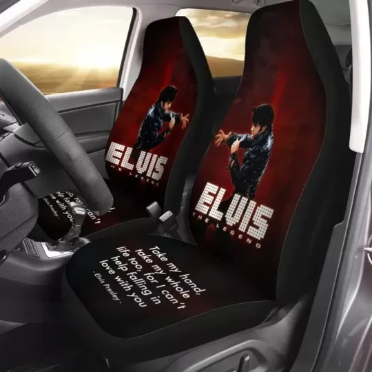 Elvis Presley Front Car Seat Cover