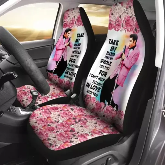 Elvis Presley Front Car Seat Cover
