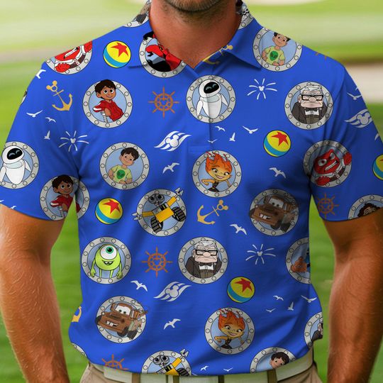 Pixar Day At Sea Toy Story Woody Buzz Lightyear To Infinity Beyond Polo Shirt, Disney Cruise Group Shirt, Disneyland Trip