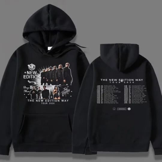 New Edition Way Tour 2026 Unisex Hoodie