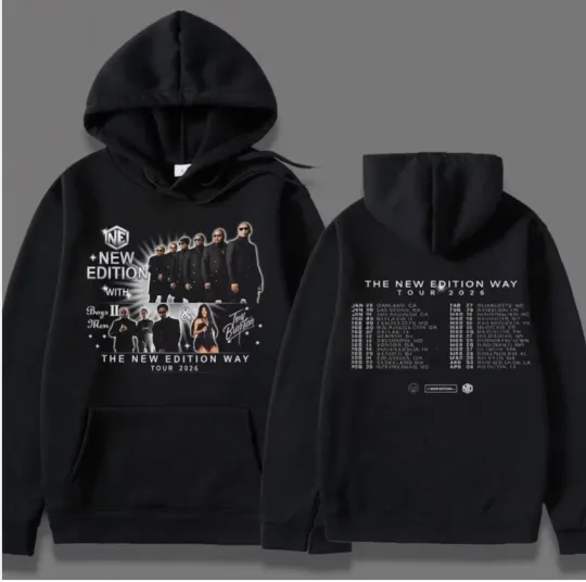 New Edition Way Tour 2026 Unisex New Hoodie