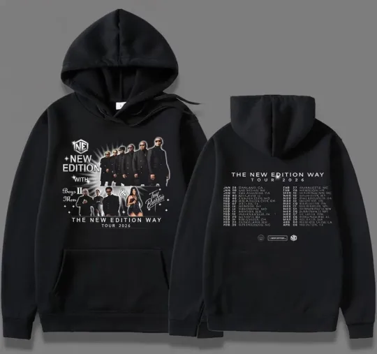 The New Edition Way Tour 2026 Double Sided Hoodie