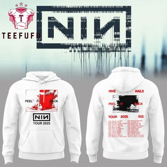 Discover Nine Inch Nails NIN Peel It Back Tour 2026 Limited Edition Hoodie