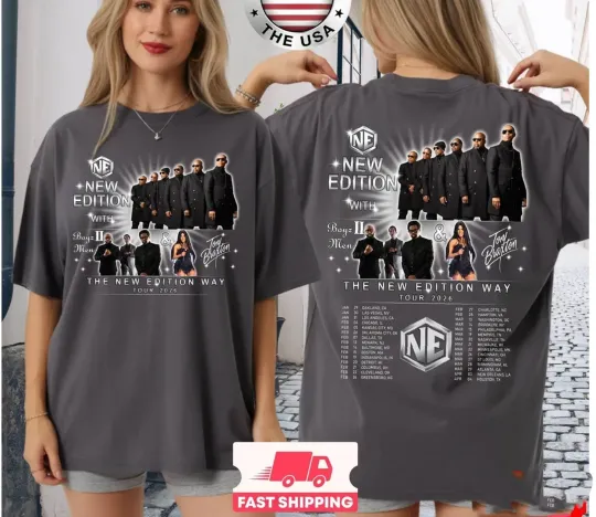 The New Edition Way Tour 2026 T-Shirt