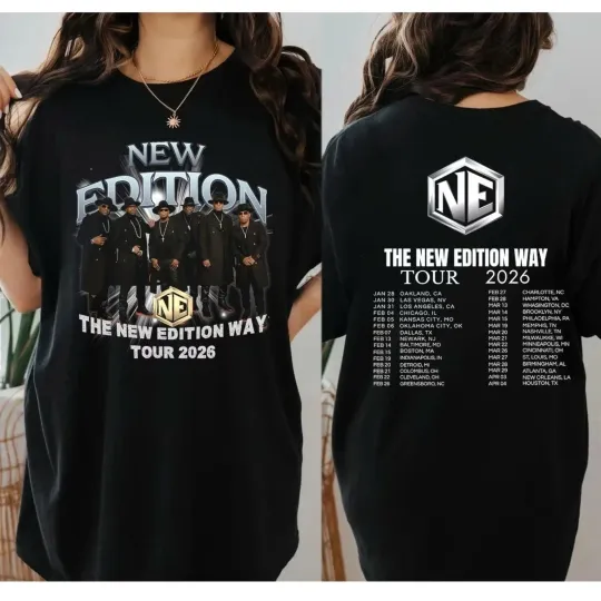 The New Edition Way Tour 2026 Shirt, New Edition 2026 Live Concert Shirt