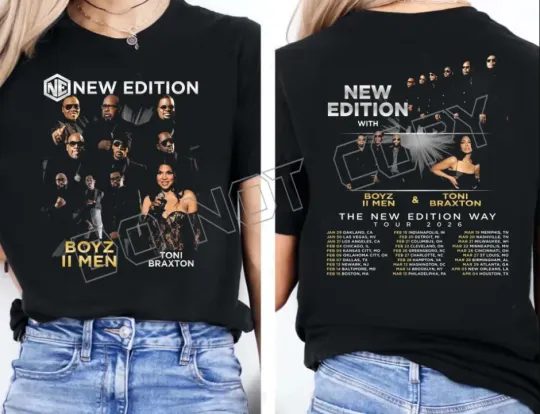 Discover The New Edition Way Tour 2026 T-Shirt