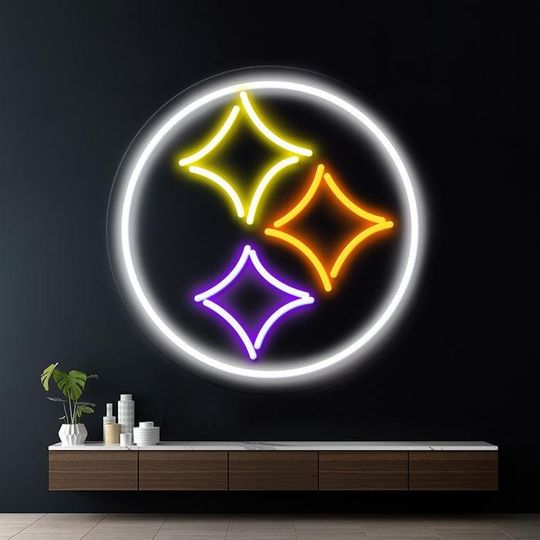 Discover NBA Team Logo Neon LED Sign  UV Printed Acrylic Wall Decor