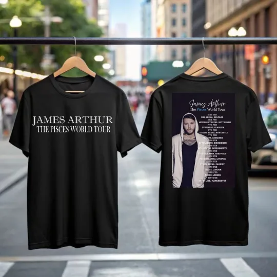 Discover James Arthur Pisces World Tour 2026 T-Shirt
