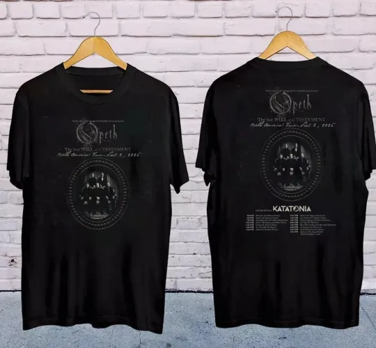 Discover Opeth - The Last Will And Testament North American Tour 2026 T-Shirt