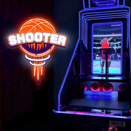 Discover Custom Basketball Jersey Neon Sign: LED Wall Decor, Man Cave Lighting