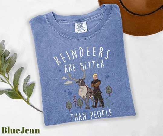 Discover Reindeers Are Better Than People Shirt, Disney Shirt, Kristoff and Sven Shirt, Disneyland Shirt, Disney Family Shirt