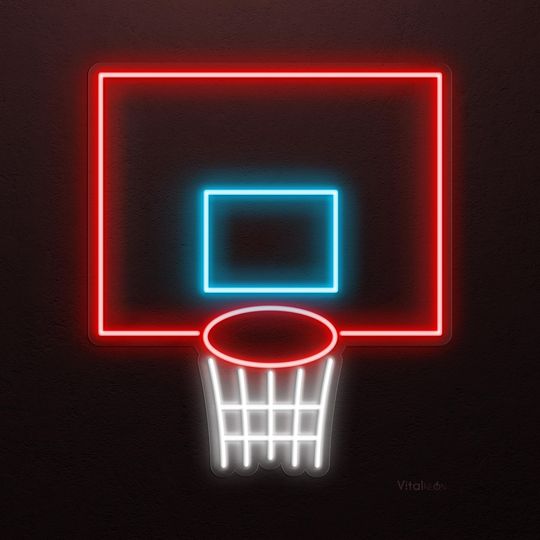 Discover Basketball Hoop Neon Sign, Basketball Hoop LED Wall Art, Game Room Wall Decor, Sports Wall Light, Net Neon Sign, Gift for Basketball Lovers