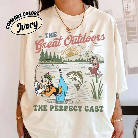 Discover Vintage The Great Outdoors Disney Goofy & Max Goof Shirt, Perfect Cast Disney Shirt, Disney Rad Dad Rad Son Shirt, Fathers Day Daddy Me Tee