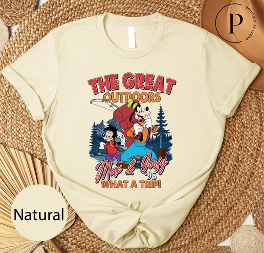 Discover Retro The Great Outdoors Disney Goofy & Max Goof T-Shirt, Perfect Cast Disney Top, Rad Dad Rad Son Sweater, Fathers Day Daddy Me Sweatshirt