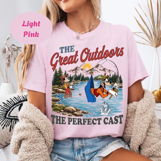 Discover Retro The Great Outdoors Disney Goofy & Max Goof Shirt, Perfect Cast Disney Shirt, Rad Dad Rad Son Shirt, Fathers Day Daddy Me Shirt