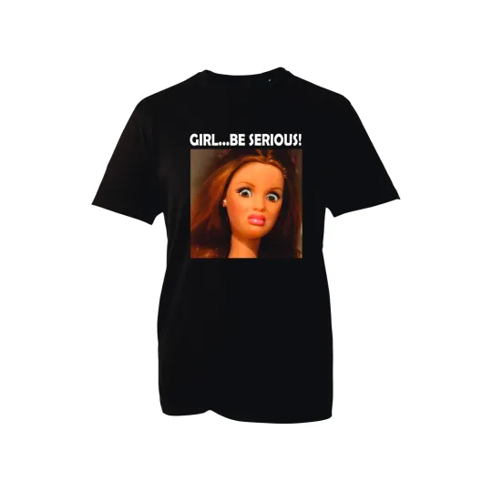 Discover Sarcastic Doll Meme T-Shirt for Girls - Funny Expression Tee