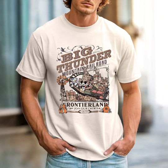 Discover Disney Big Thunder Mountain Shirt, Mickey and Friends Tee, Wildest Ride in the Wilderness, Disneyland Shirt, Vacation Tee
