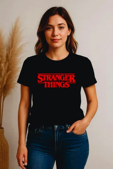 Discover Red Logo Style Graphic T-Shirt for Men and Women