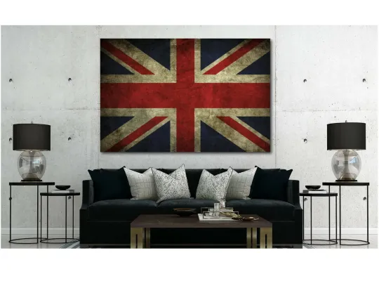 Discover Union Jack Canvas Wall Art Home Decor
