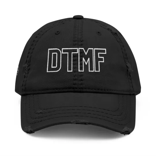 Distressed DTMF Benito Washed Vintage Baseball Cap