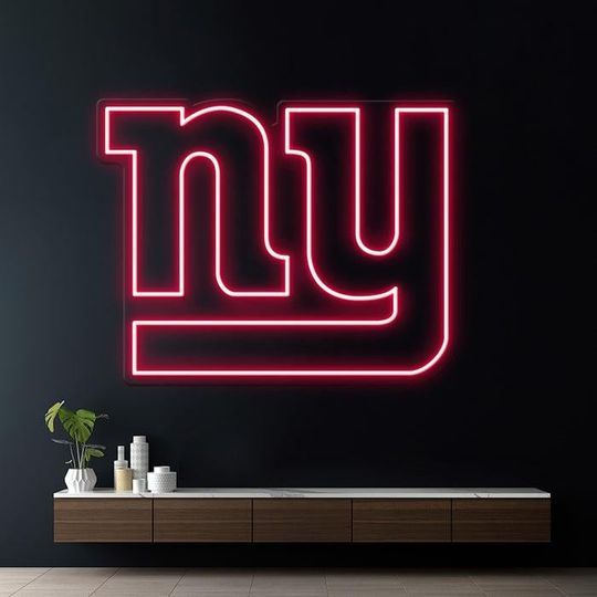 Discover football Team Logo Neon LED Sign  UV Printed Acrylic Wall Decor