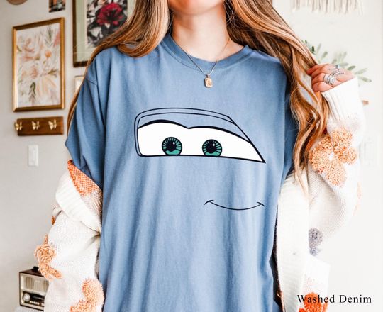 Discover Disney Sally Cars Face Shirt, Sally Shirt, Cars Movie Shirt, Disney Cars Shirt, Cars Birthday Shirt, Halloween Costume Shirt