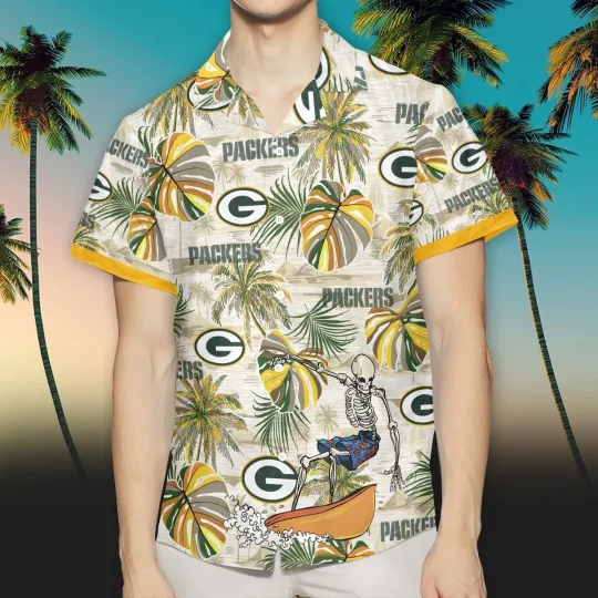 Discover Green Bay Football Team Packerss Summer Hawaiian Shirt, Unisex Adult, Size S-5XL
